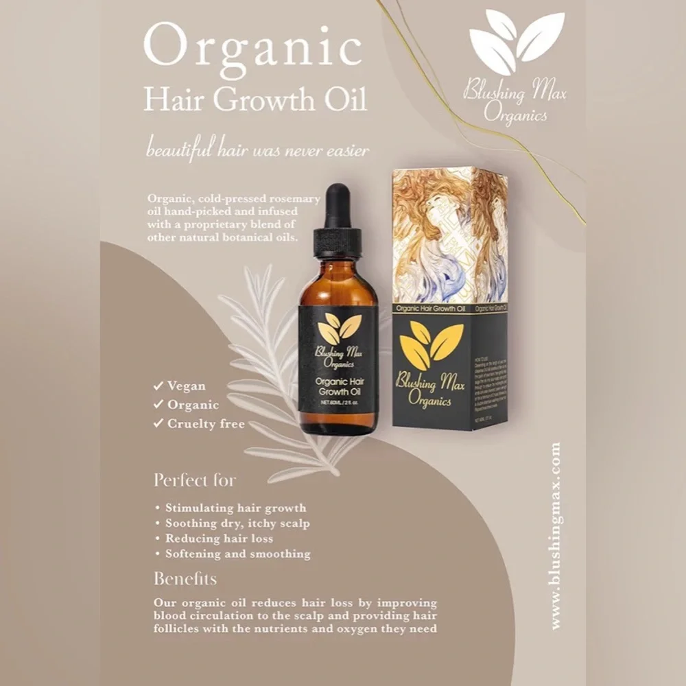 Blushing Max Organics brand new